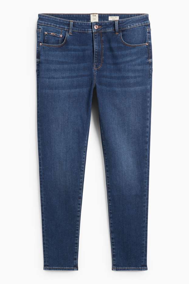 Donna - Skinny jeans - vita media - modellanti - LYCRA® - jeans blu scuro