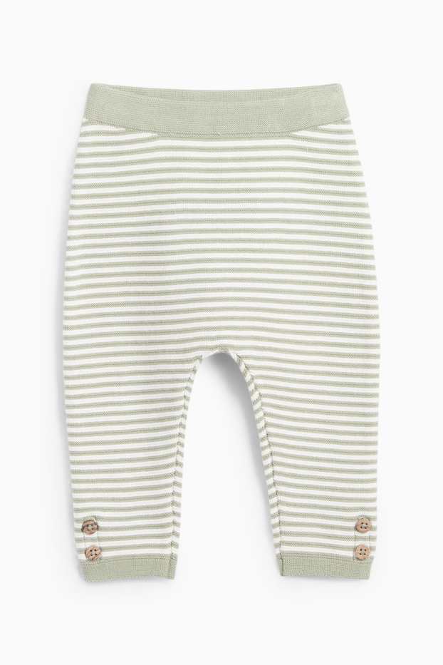 Miminka - chlapci - Outfit pro miminka - 2dílný - světle zelená
