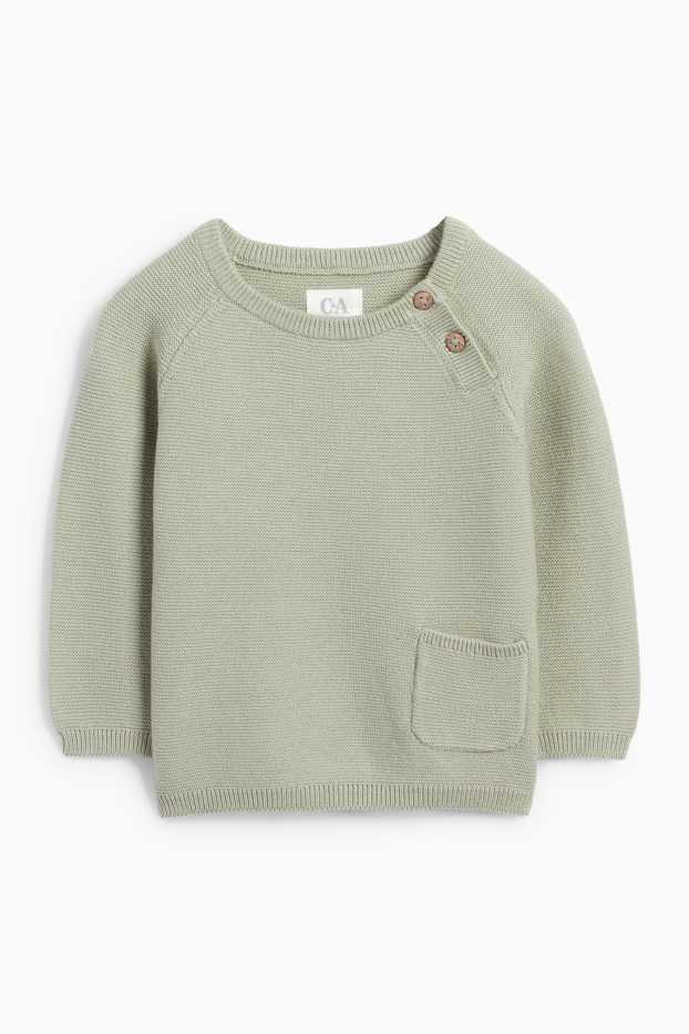 Miminka - chlapci - Outfit pro miminka - 2dílný - světle zelená