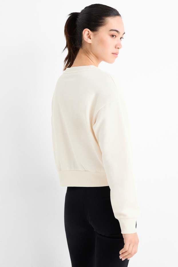 Damen - Sweatshirt - cremeweiss