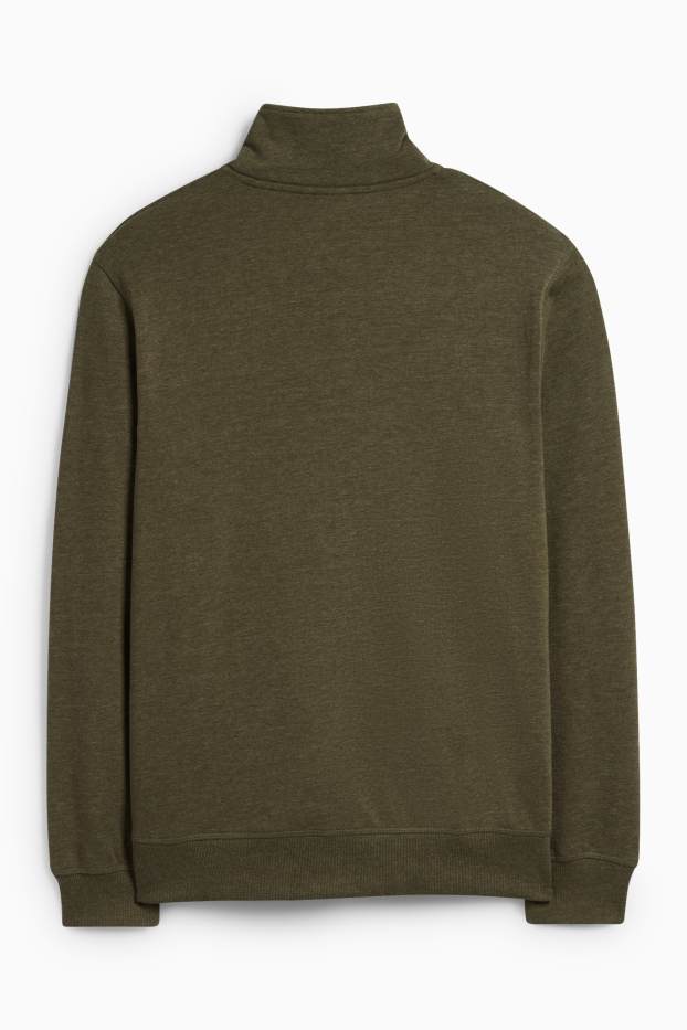 Mężczyźni - Rozpinana bluza - kaki