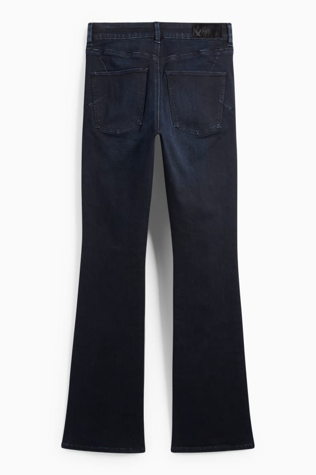 Femmes - Jean bootcut - mid waist - jean galbant - LYCRA® - jean bleu foncé