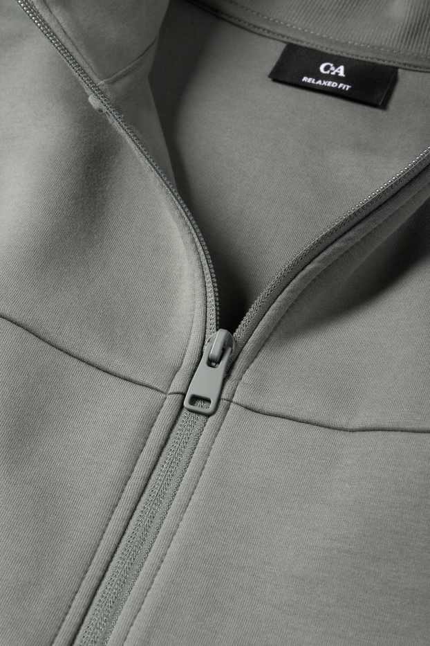 Hommes - Veste en molleton - vert