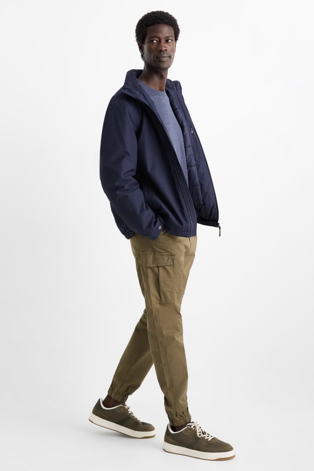 Hombre - Pantalón cargo - tapered fit - caqui