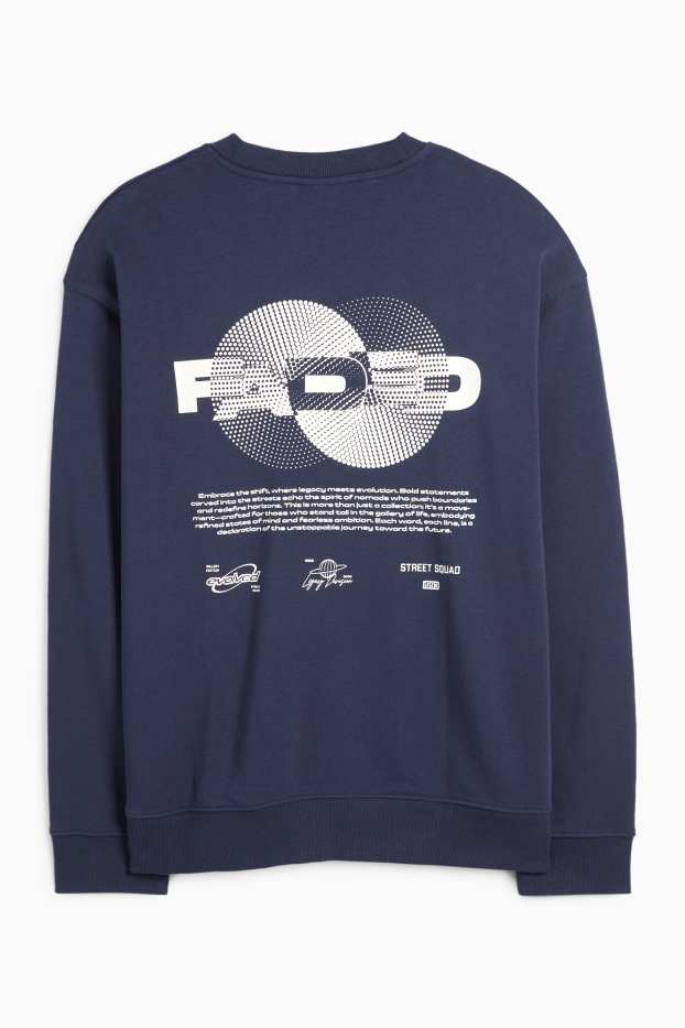 Hommes - Sweat - bleu foncé