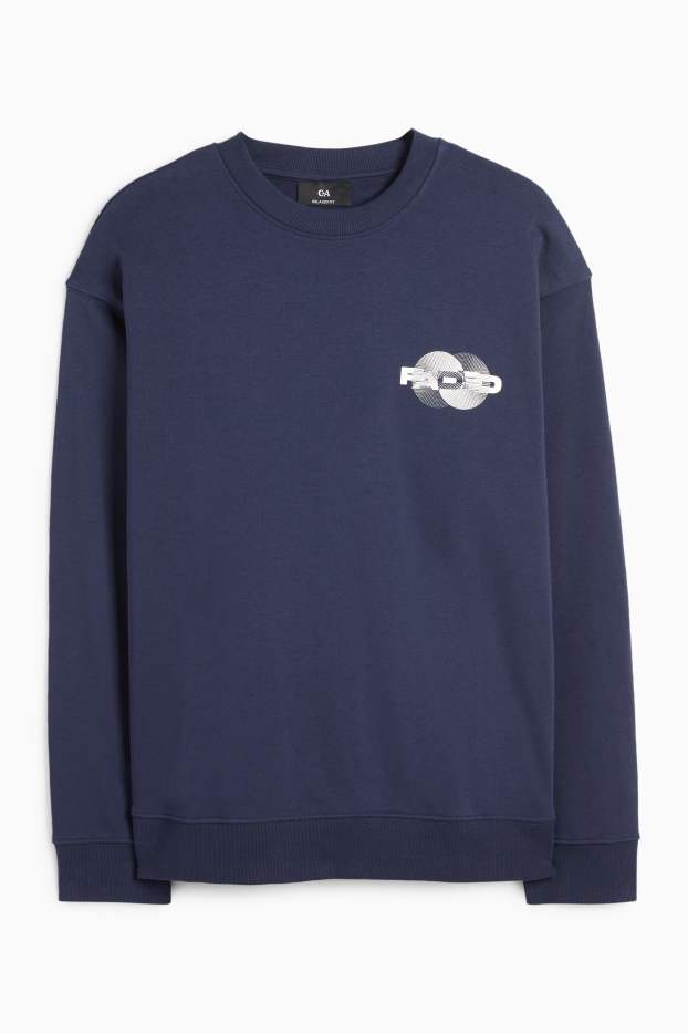 Hommes - Sweat - bleu foncé