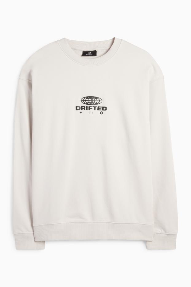 Hommes - Sweat - beige clair