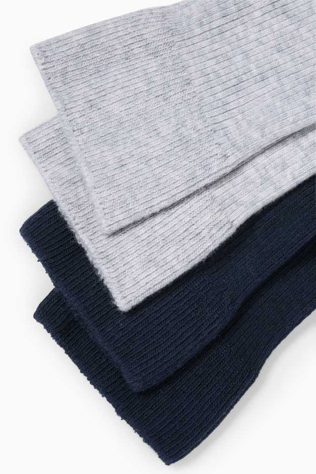 Children Girls - Multipack of 2 - knitted leggings - dark blue
