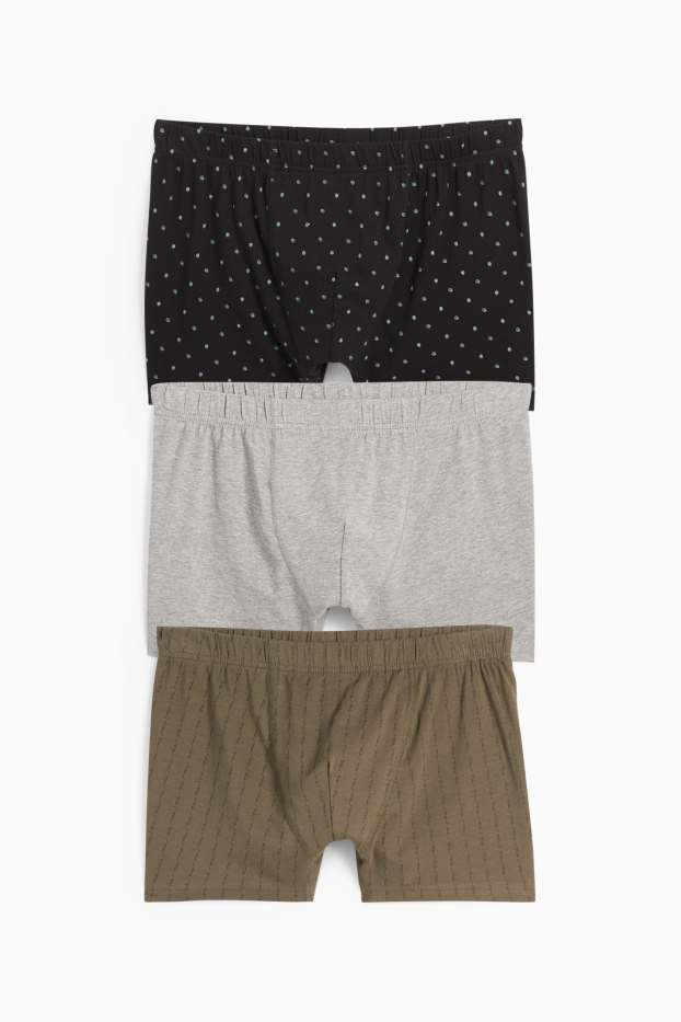 Herren - Multipack 3er - Trunks - dunkelgrün