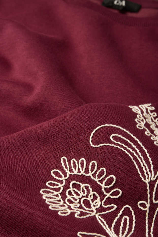 Damen - Sweatshirt - bordeaux