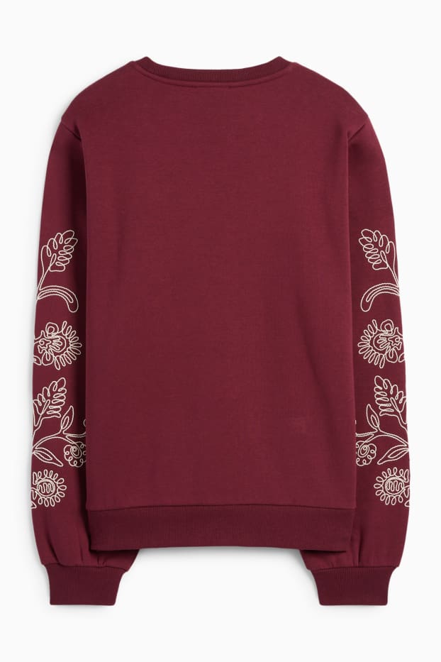 Damen - Sweatshirt - bordeaux
