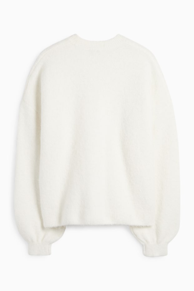 Damen - Pullover - weiß