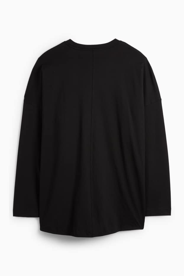 Dames - Longsleeve - zwart