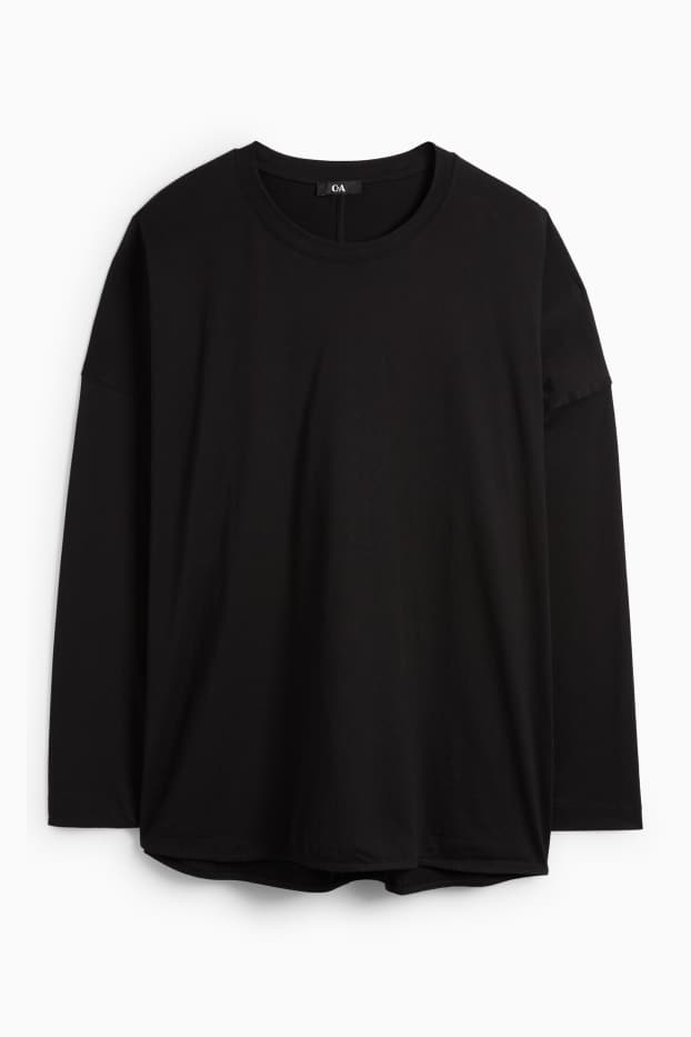 Dames - Longsleeve - zwart
