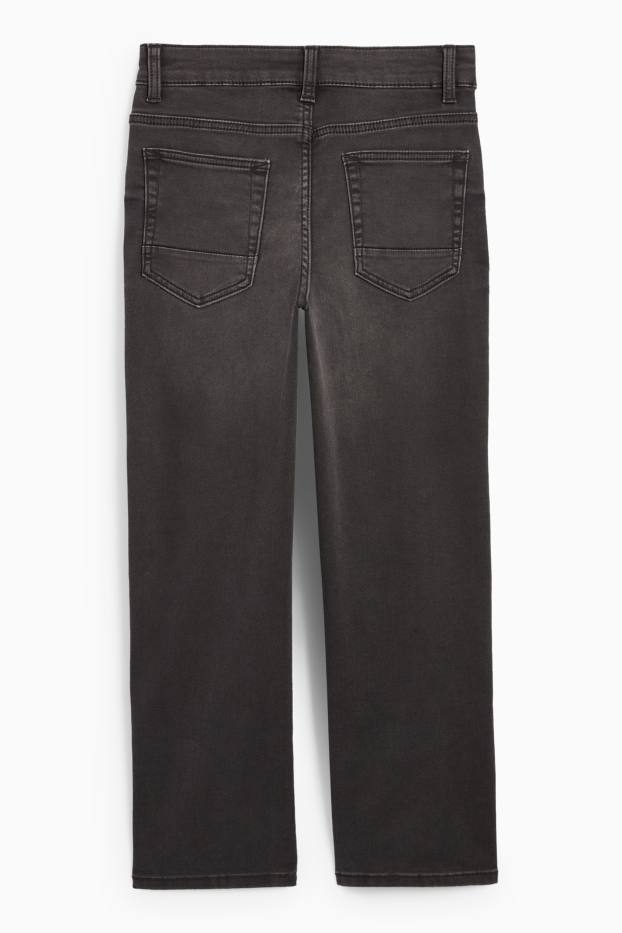 Kinder Buben - Relaxed Jeans - Jog Denim - schwarz