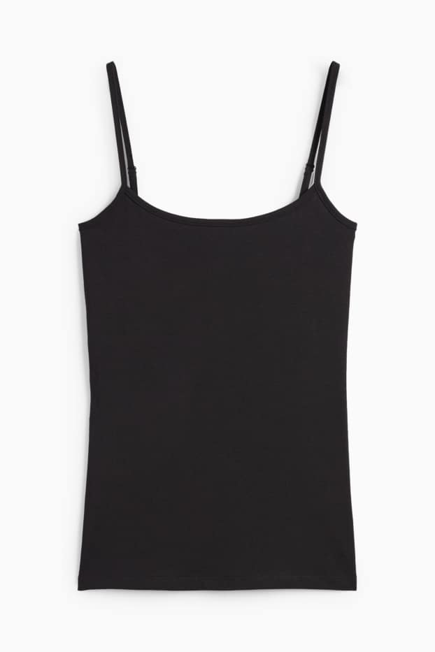 Dames - Set van 2 - top - zwart