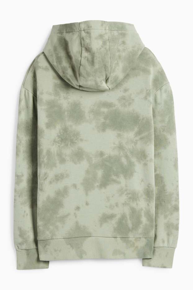 Enfants garçons - Sweat à capuche - à motif - vert clair