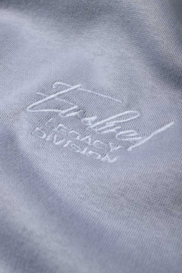 Heren - Hoodie - lichtblauw