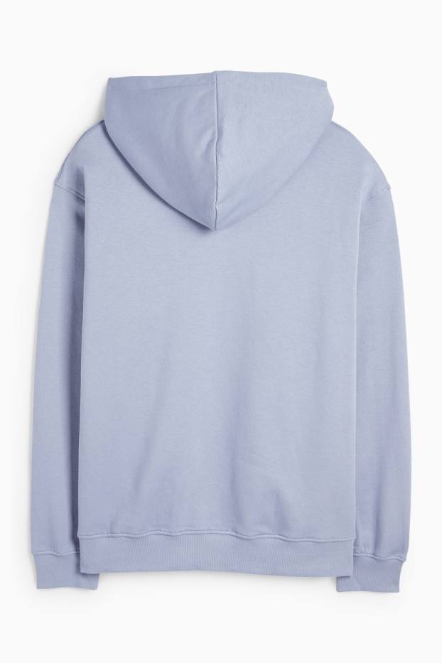 Heren - Hoodie - lichtblauw