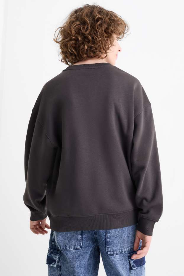 Kinder Buben - Gaming - Sweatshirt - dunkelgrau