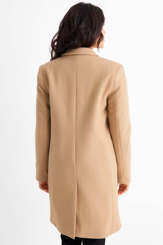 Damen - Mantel - beige