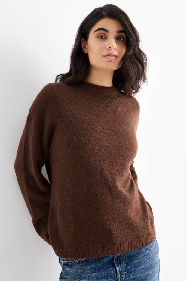 Women - Jumper - dark brown
