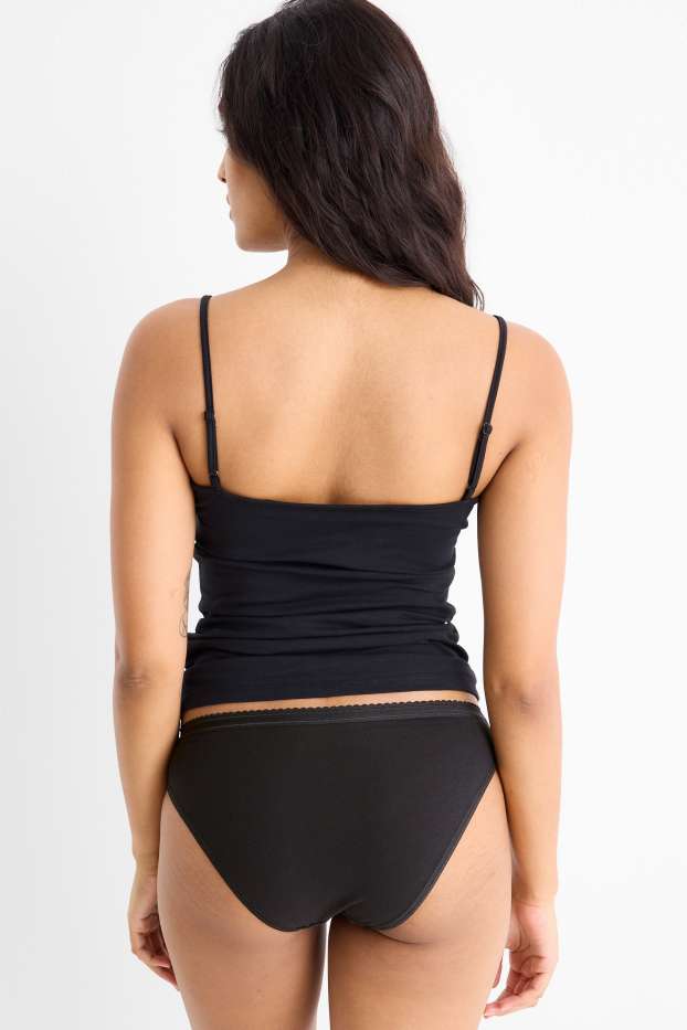 Damen - Multipack 4er - Slip - schwarz