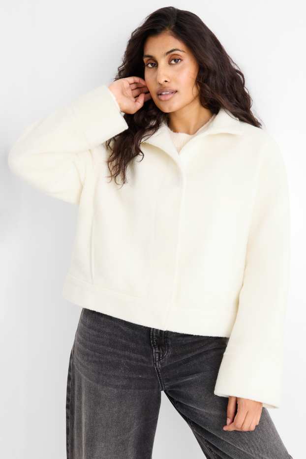 Damen - Jacke - cremeweiß