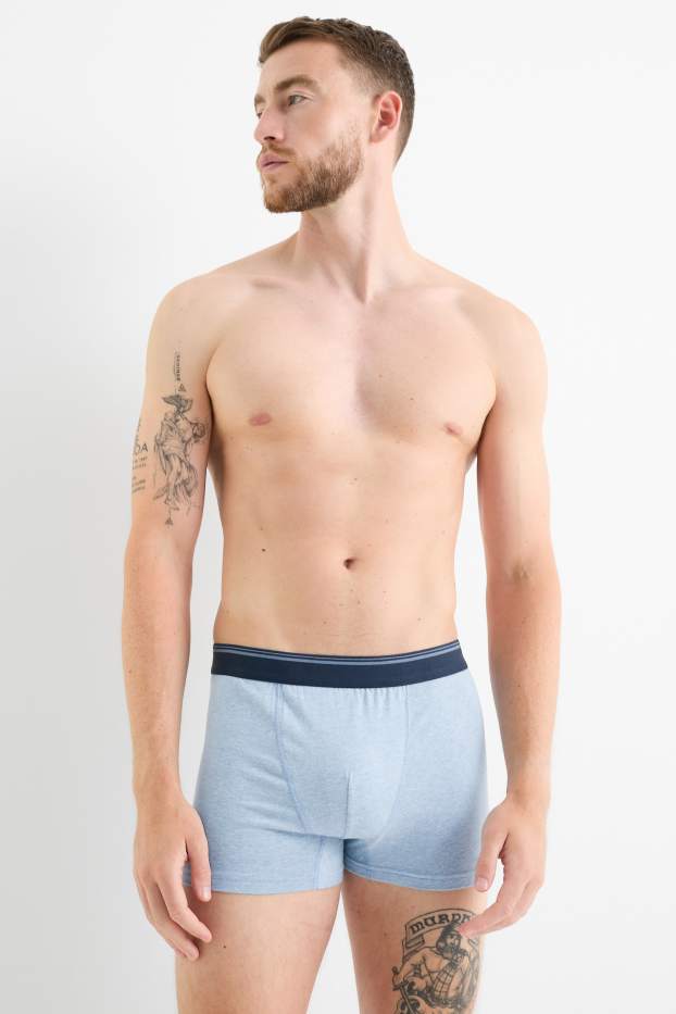 Herren - Multipack 5er - Trunks - blau