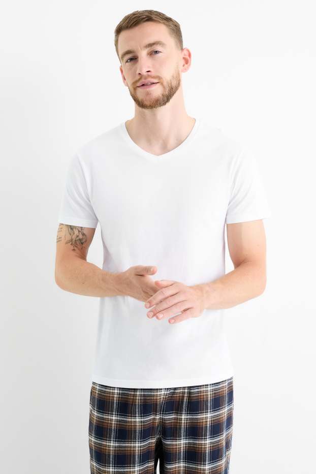 Men - Multipack of 3 - vest - white