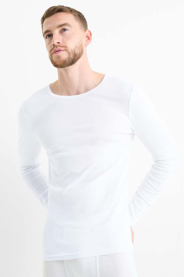 Men - Multipack of 2 - vest - skinny rib - white