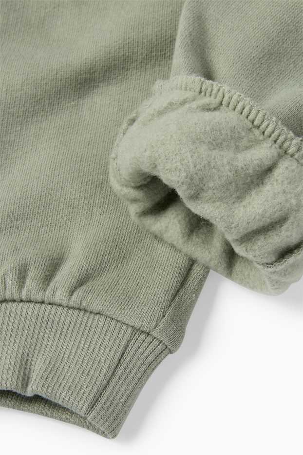 Baby: jongens - Set van 3 - babyjoggingbroek - lichtgroen