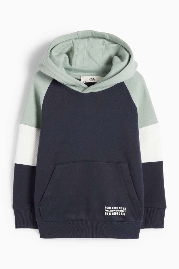Kinder Buben - Hoodie - dunkelblau