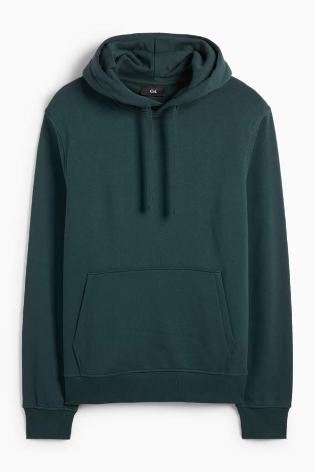 Men - Hoodie - dark green