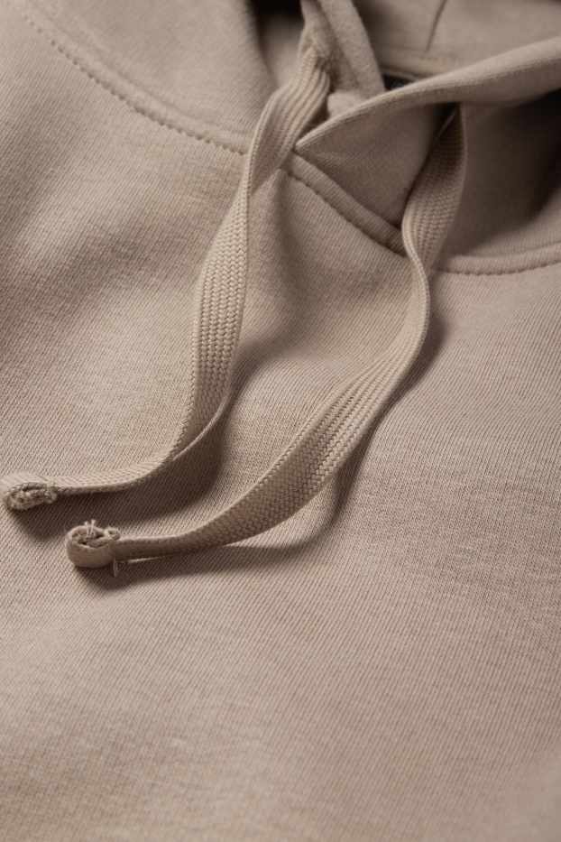 Heren - Hoodie - taupe
