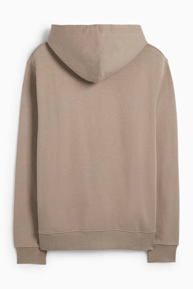 Heren - Hoodie - taupe