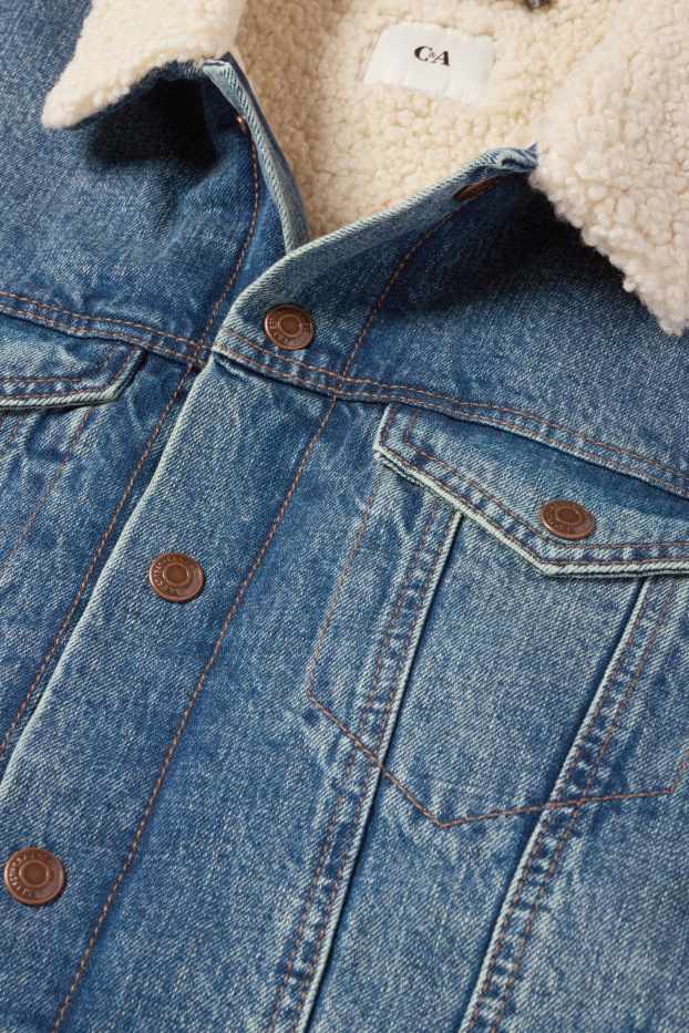 Herren - Jeansjacke - jeansblau