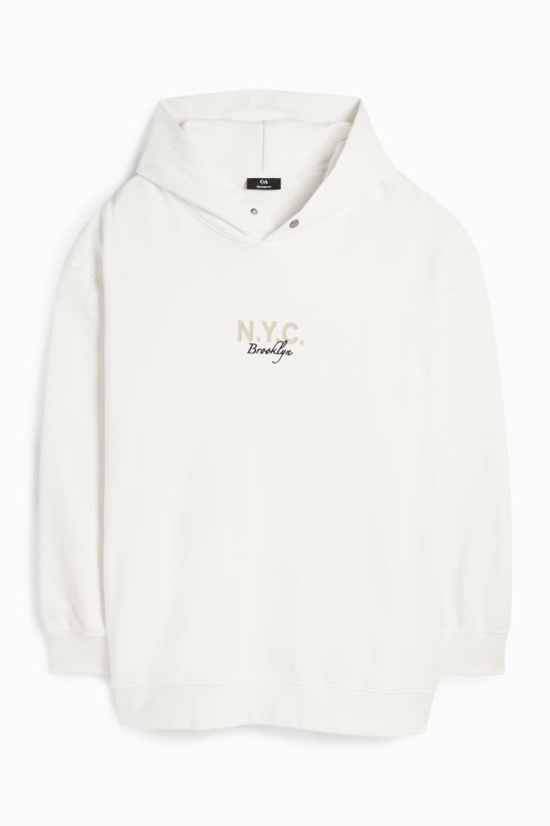 Men - Hoodie - white