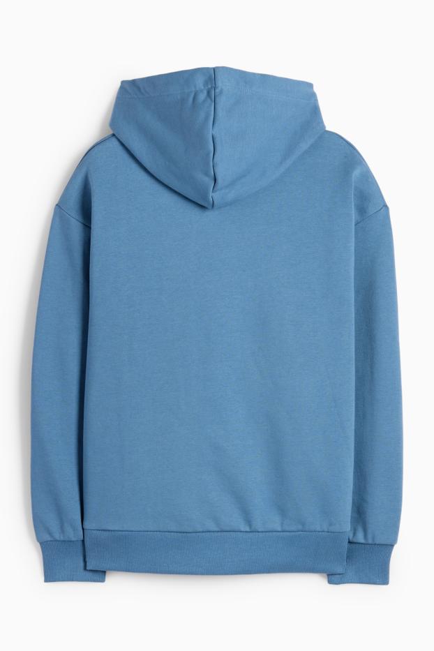 Kinder Jungen - Snowboard - Hoodie - blau
