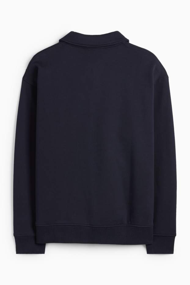 Uomo - Polo - relaxed fit - blu scuro