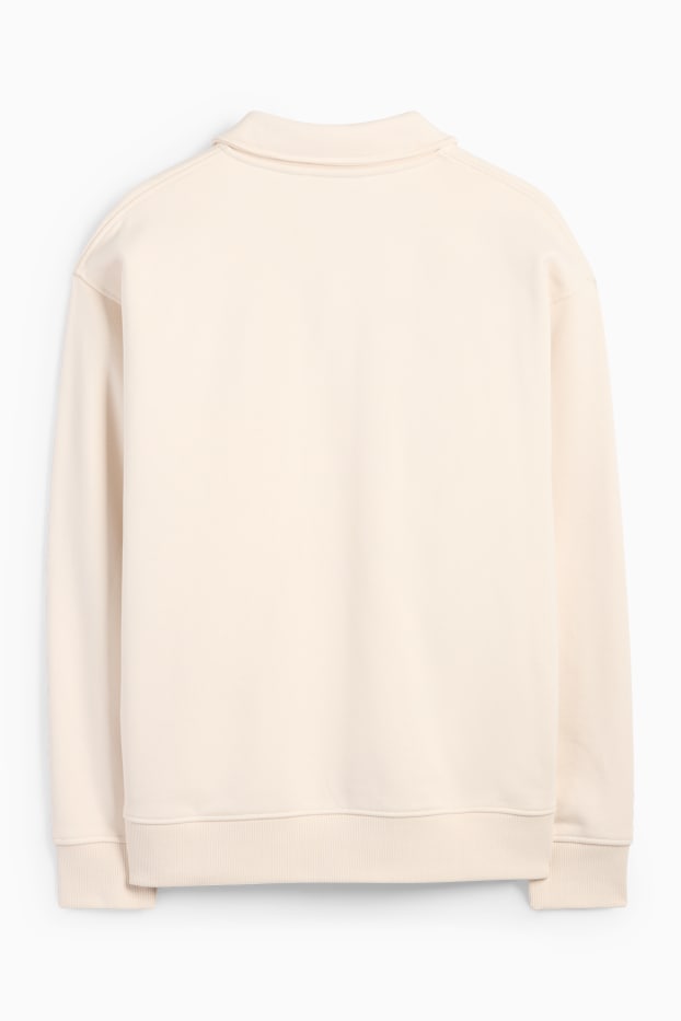 Uomo - Polo - relaxed fit - bianco crema