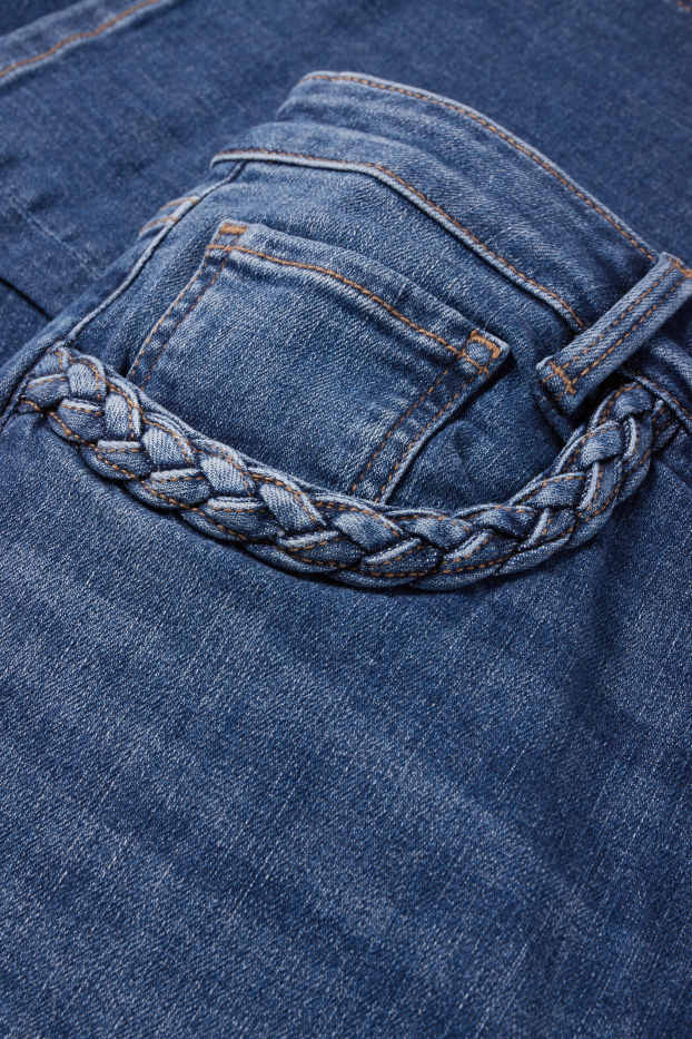Damen - Bootcut Jeans - High Waist - LYCRA® - jeansblau