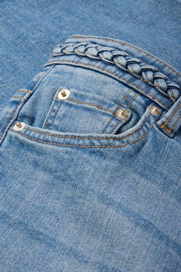 Damen - Flared Jeans - Mid Waist - LYCRA® - jeansblau