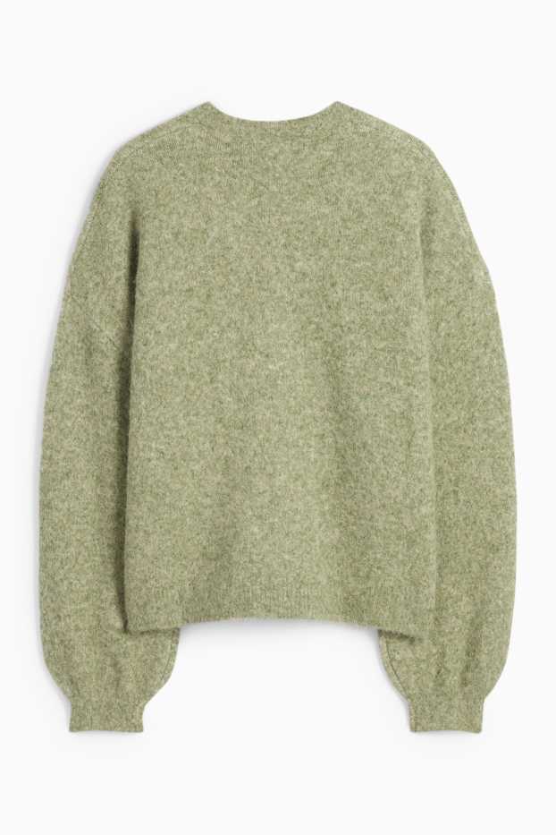 Damen - Pullover - grün