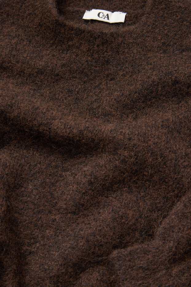 Damen - Pullover - dunkelbraun