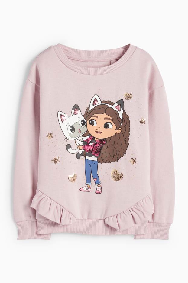 Enfants filles - Gabby et la Maison Magique - sweat - rose