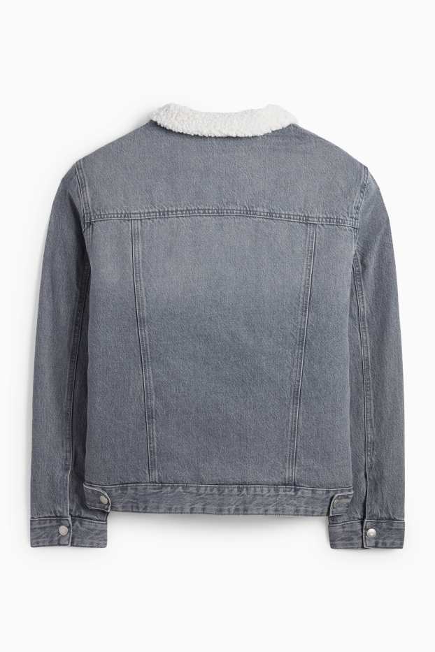 Bărbați - Jachetă din denim - denim-gri deschis