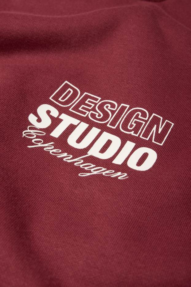 Damen - Hoodie - bordeaux
