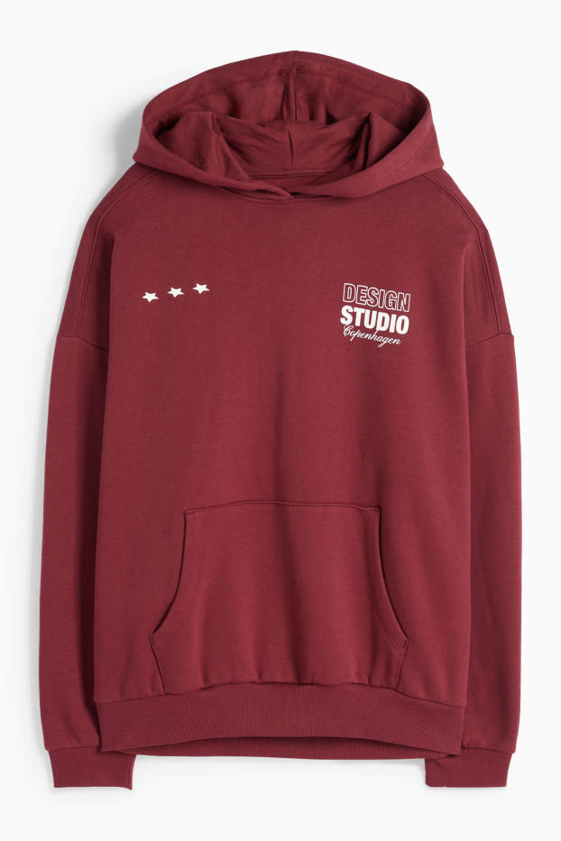 Damen - Hoodie - bordeaux