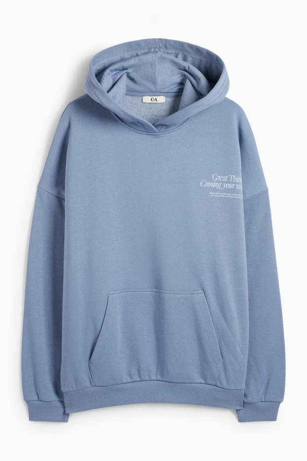 Damen - Hoodie - hellblau